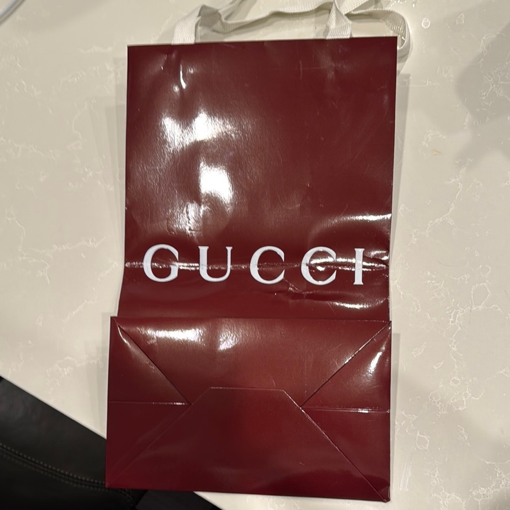Gucci Red Gift Bag